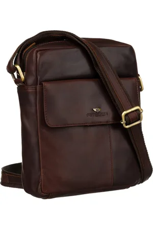 Peterson Torba damska listonoszka crossbody ze skóry naturalnej