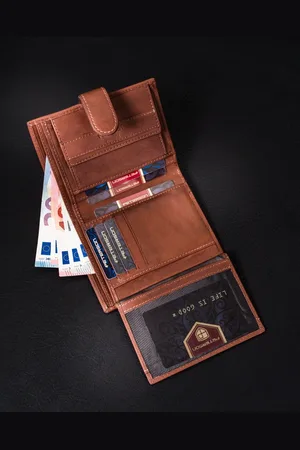 Peterson Skórzany męski portfel PTN N005L-PCA