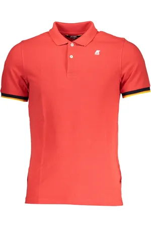 K-Way MĘSKA KOSZULKA POLO Z KRÓTKIM RĘKAWEM CZERWONA