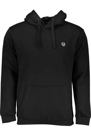 Sergio Tacchini CZARNA BLUZA MĘSKA Z ZAMKIEM