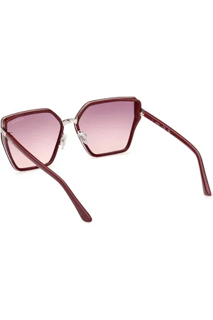 Guess BRĄZOWE OKULARY PRZECIWSŁONECZNE