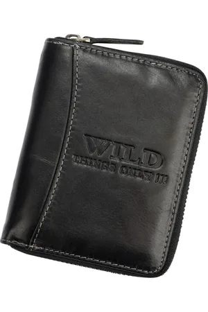 WILD Skórzany męski portfel Things Only 5508-S
