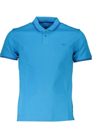 HARMONT&BLAINE ZIELONA MĘSKA KOSZULKA POLO Z KRÓTKIM RĘKAWEM