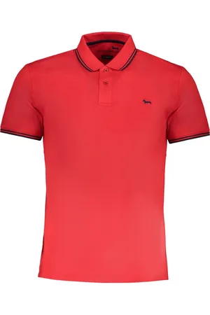 HARMONT&BLAINE ZIELONA MĘSKA KOSZULKA POLO Z KRÓTKIM RĘKAWEM