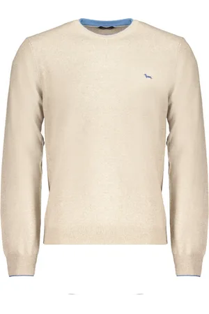 HARMONT&BLAINE BEŻOWY SWETER MĘSKI