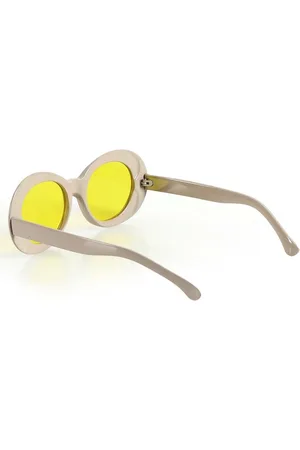 LOOKS STYLE Modne okulary przeciwsłoneczne MAZZINI INSTAGRAM TREND beż