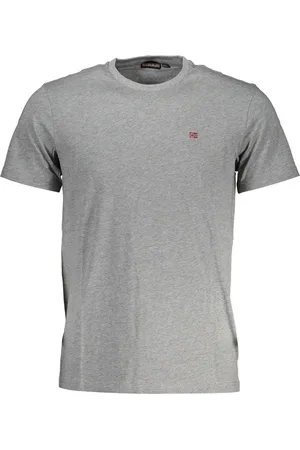 Napapijri MĘSKI NIEBIESKI T-SHIRT Z KRÓTKIM RĘKAWEM