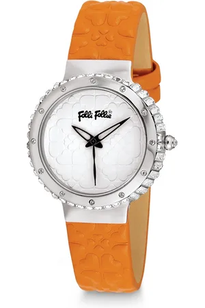 Folli Follie Zegarek WF13A032SPW. Kwarcowy, Kolor biały. Kobieta.