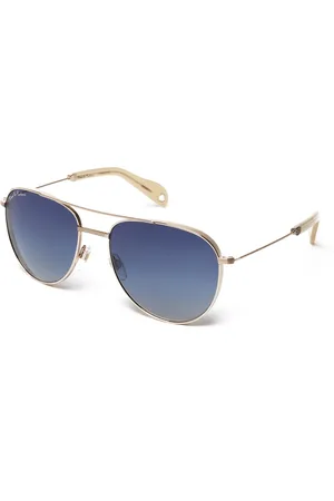 Hally & Son Okulary DH509S01. Okulary przeciwsłoneczne, Kolor złoty. Unisex.