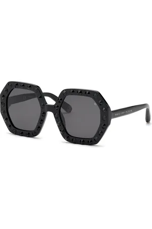 Philipp Plein Okulary SPP039S53700Y. Okulary przeciwsłoneczne, Kolor czarny. Kobieta.