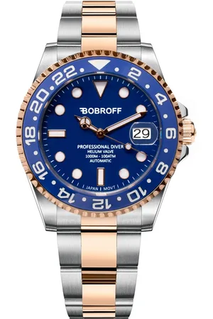 BOBROFF Zegarek BF0006. Automatyczny, Kolor niebieski. Unisex.