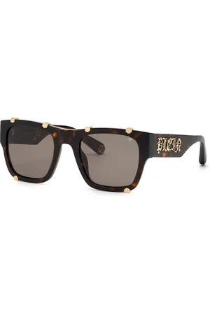 Philipp Plein Okulary SPP042W540722. Okulary przeciwsłoneczne, Kolor brązowy. Mężczyzna.