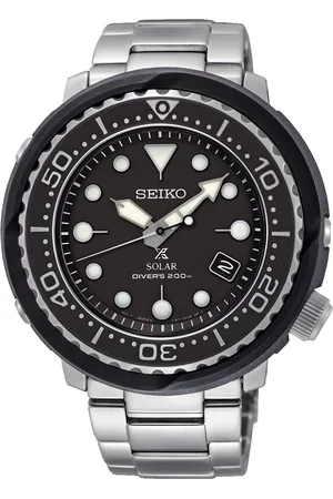 Seiko Zegarek SNE497P1EST. Słoneczny, Kolor czarny. Mężczyzna.