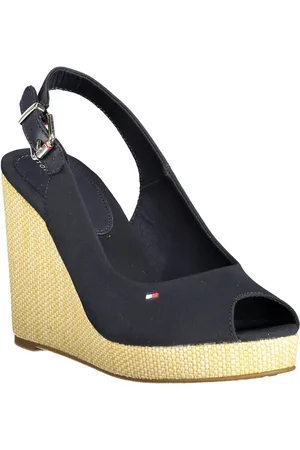 Tommy Hilfiger Damskie wysokie sandały na koturnie