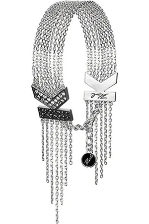 Karl Lagerfeld Biżuteria 5448354. Bransoletka, Kolor szary. Kobieta.