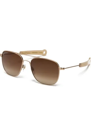 Hally & Son Okulary DH506S04. Okulary przeciwsłoneczne, Kolor złoty. Unisex.
