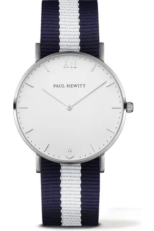 Paul Hewitt Zegarek PH-SASSTWNW20. Kwarcowy, Kolor biały. Unisex.