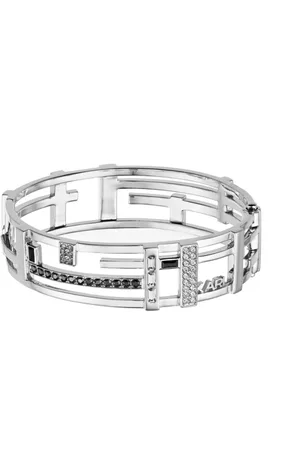 Karl Lagerfeld Biżuteria 5512163. Bransoletka, Kolor szary. Kobieta.