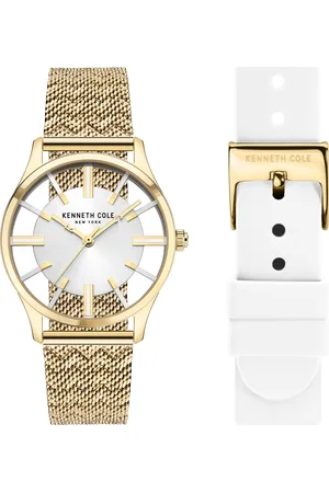 Kenneth Cole Zegarek KCWLG2124003. Kwarcowy, Kolor szary. Kobieta.