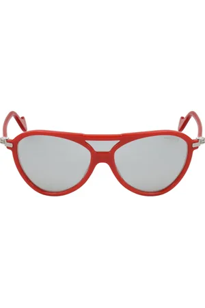 Moncler Okulary ML0054-67C. Okulary przeciwsłoneczne, Kolor czerwony. Unisex.
