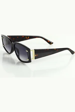 LOOKS STYLE Luksusowe okulary przeciwsłoneczne MAZZINI GEOMETRIC czarny