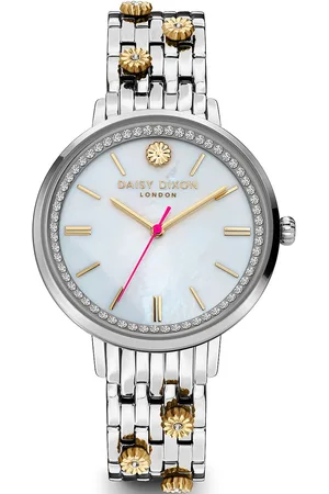 Daisy Dixon Zegarek DD158SM. Kwarcowy, Kolor szary. Kobieta.