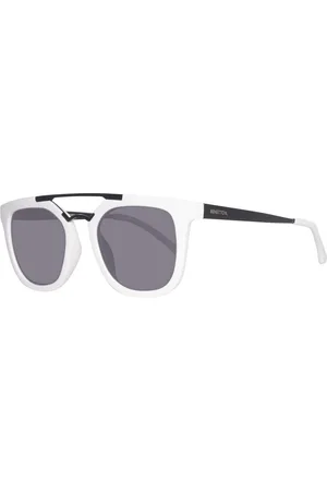 Benetton Okulary BE992S03. Okulary przeciwsłoneczne, Kolor czarny biały. Unisex.