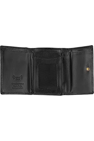 LUXURY Kompaktowy Skórzany damski portfel z RFID