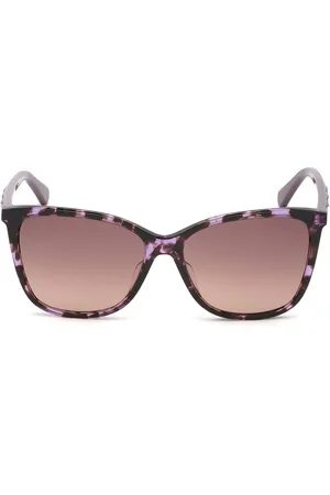 Swarovski Okulary SK-0222-55T. Okulary przeciwsłoneczne, Kolor PURPLE. Kobieta.