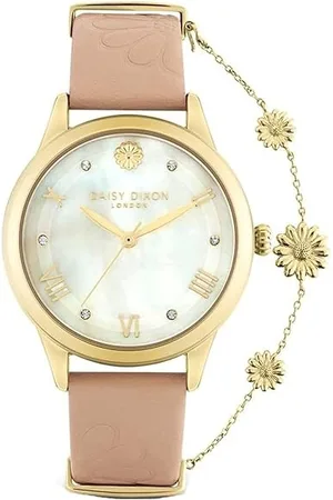 Daisy Dixon Zegarek DD104PG. Kwarcowy, Kolor szary. Kobieta.