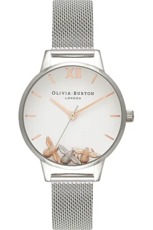 Olivia Burton Zegarek OB16CH02. Kwarcowy, Kolor biały. Kobieta.