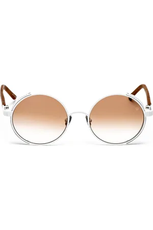 Belstaff Okulary TROPHY-2. Okulary przeciwsłoneczne, Kolor biały. Kobieta.