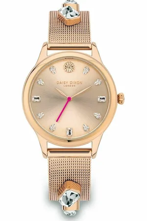 Daisy Dixon Zegarek DD105RGM. Kwarcowy, Kolor różowy. Kobieta.