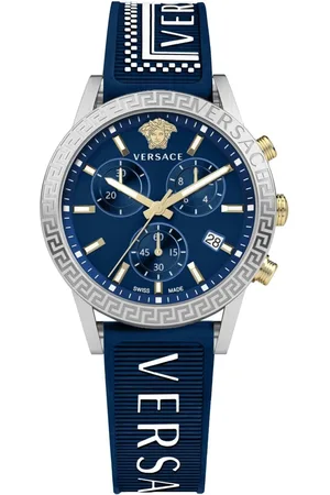 VERSACE Zegarek VEKB002-22. Kwarcowy, Kolor niebieski. Kobieta.