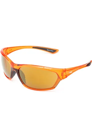 Fila Okulary SF232-66PCH. Okulary przeciwsłoneczne, Kolor pomarańczowy. Unisex.