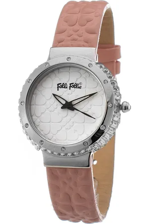Folli Follie Zegarek WF13A032SPRDF. Kwarcowy, Kolor biały. Kobieta.