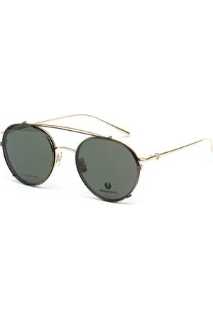 Belstaff Okulary JAGGEDCLIPON. VIEW + CLIP-ON, Kolor złoty. Kobieta.