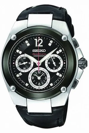 Seiko Zegarek SRW899P1. Kwarcowy, Kolor czarny. Mężczyzna.