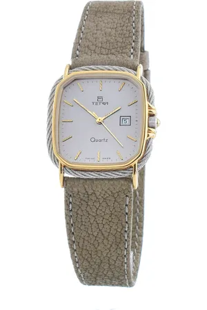 Tetra Zegarek 125-R-BRWN. Kwarcowy, Kolor szary. Kobieta.