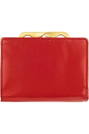 LUXURY Kompaktowy Skórzany damski portfel z RFID
