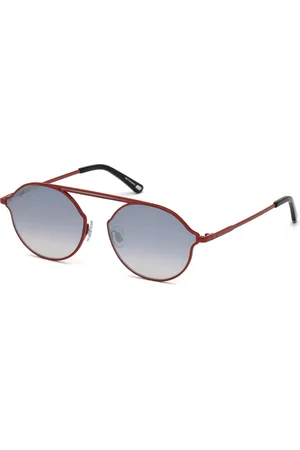 Web Okulary WE0198-5766C. Okulary przeciwsłoneczne, Kolor czerwony. Unisex.