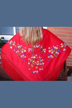 FLAMENCO Dodatek PGRR40. SHAWL, Kolor . Kobieta.