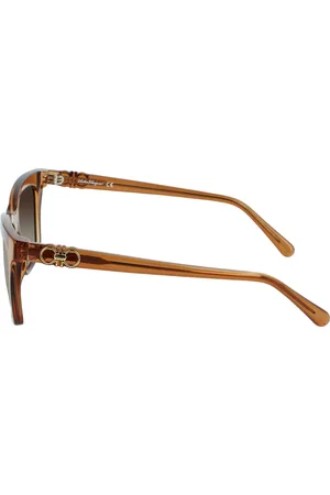 Salvatore Ferragamo Okulary SF1027S-210. Okulary przeciwsłoneczne, Kolor brązowy. Kobieta.