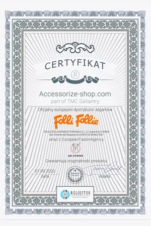 Folli Follie Zegarek WF16R014BPS. Kwarcowy, Kolor biały. Kobieta.