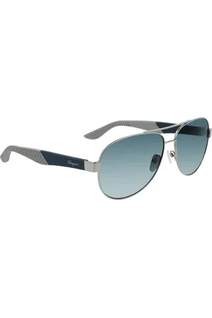 Salvatore Ferragamo Okulary SF275S-021. Okulary przeciwsłoneczne, Kolor szary. Mężczyzna.