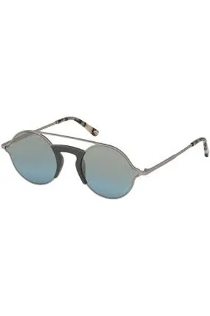 Web Okulary WE0247-09Q. Okulary przeciwsłoneczne, Kolor srebrny. Unisex.