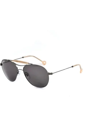 Hally & Son Okulary DH501S01. Okulary przeciwsłoneczne, Kolor GUN METAL. Unisex.