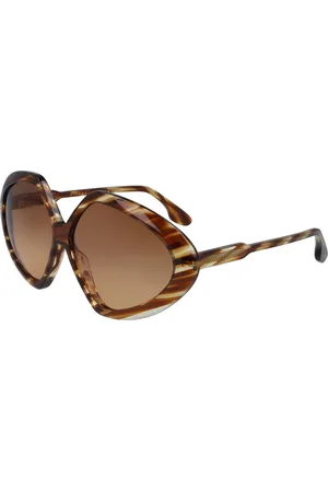 Victoria Beckham Okulary VB614S-211. Okulary przeciwsłoneczne, Kolor brązowy havana. Kobieta.