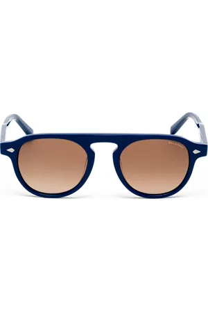 Belstaff Okulary LARSSON-AZUL. Okulary przeciwsłoneczne, Kolor niebieski. Unisex.