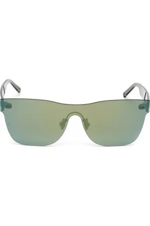 Belstaff Okulary FLASH-PETROL. Okulary przeciwsłoneczne, Kolor zielony. Kobieta.